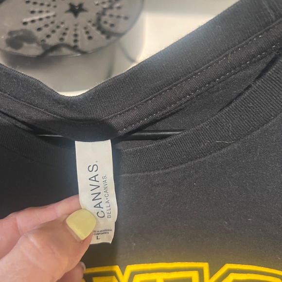 Black Canvas Baylor Equestrian T-shirt Sz L Never Worn - Picture 2 of 3